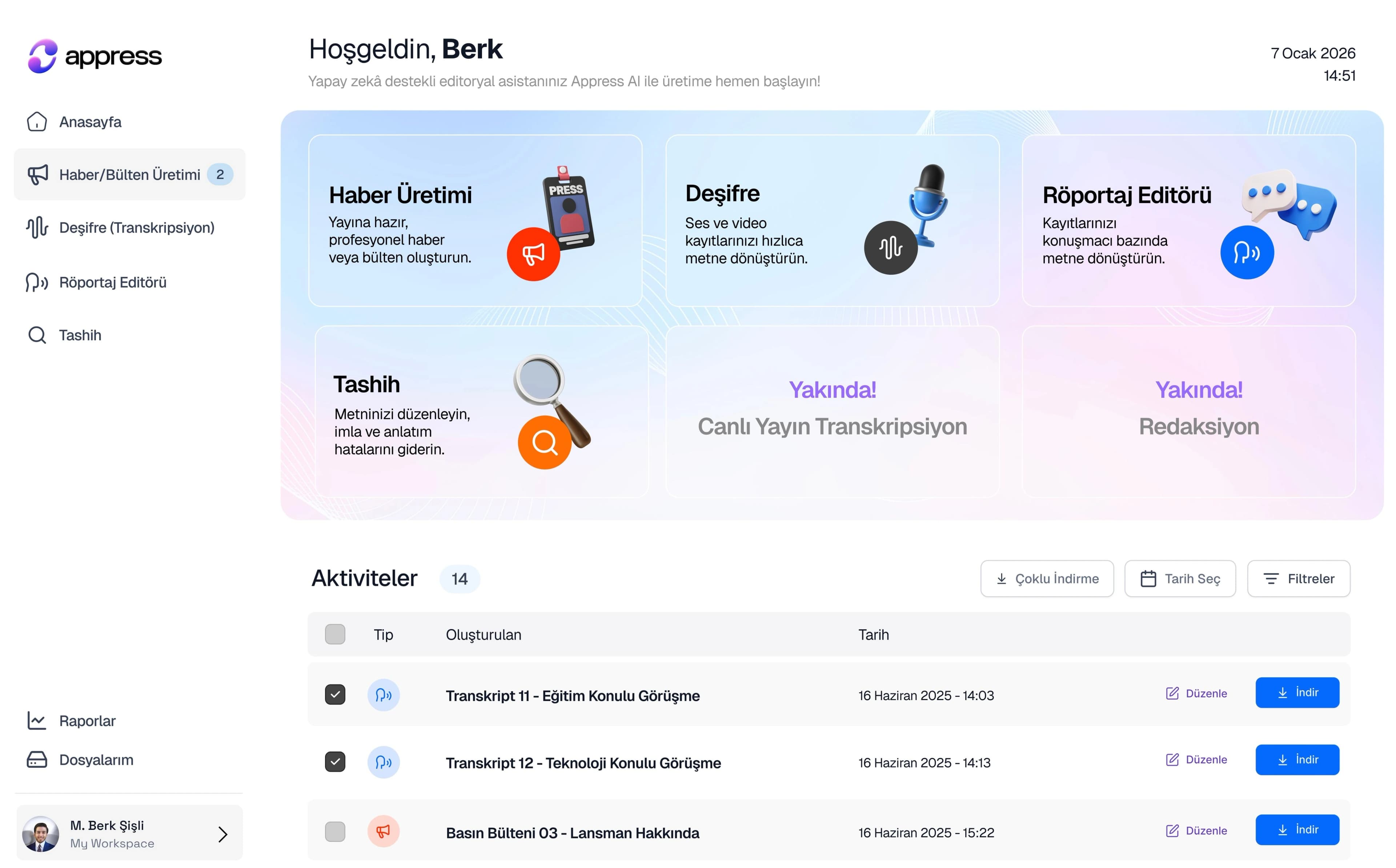 Appress AI Dashboard